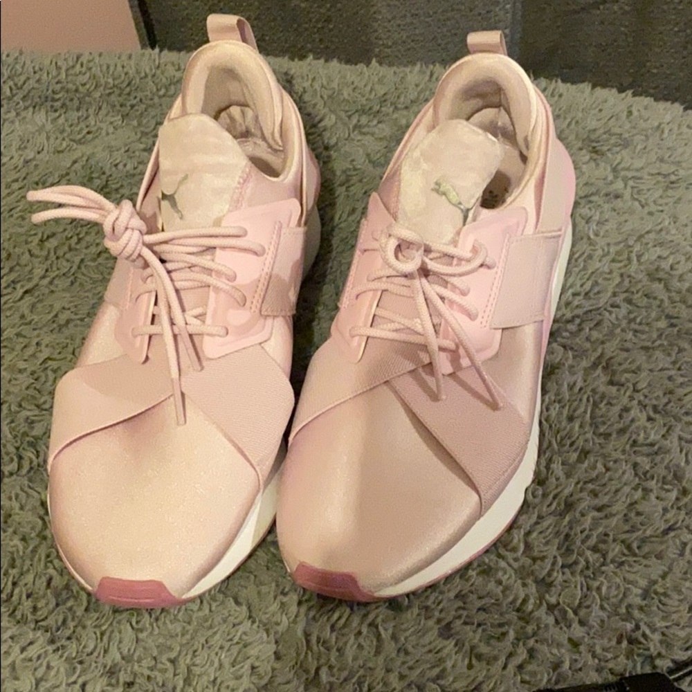 Pink Puma shoes